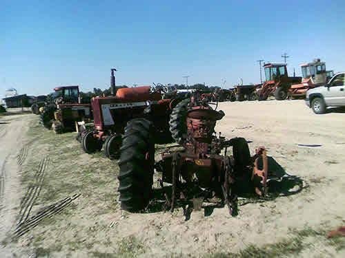 Used International M Tractor parts.