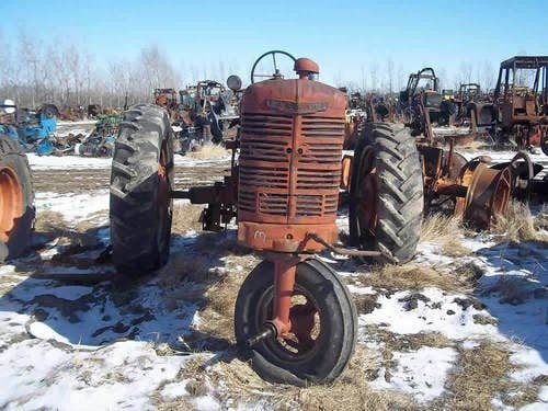 Used International M Tractor parts.