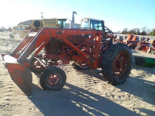 Used International M Tractor parts.