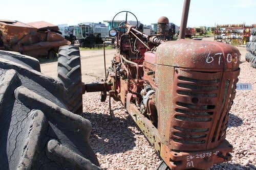 Used International M Tractor parts.