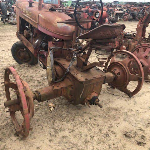 Used International M Tractor parts.
