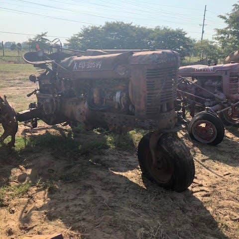 Used International Super M Tractor parts.