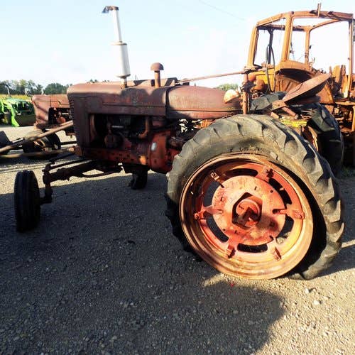 Used International Super M Tractor parts.