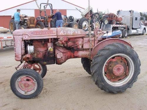 Used International SuperA Tractor parts.