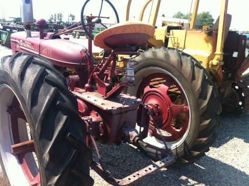 Used International H Tractor parts.