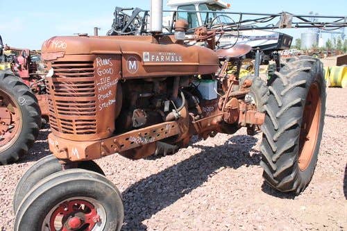 Used International M Tractor parts.