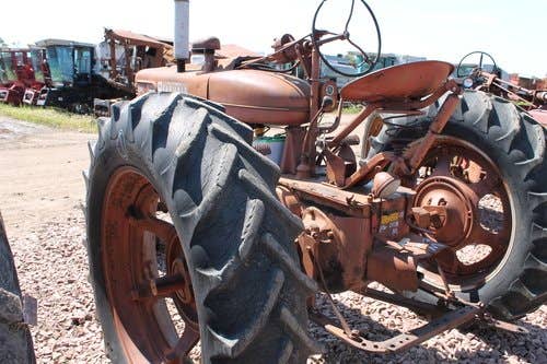Used International M Tractor parts.
