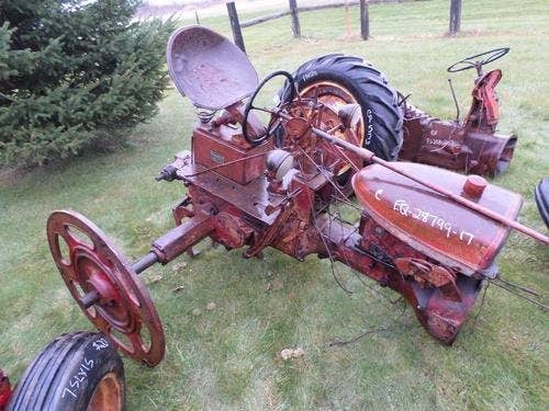 Used International C Tractor parts.
