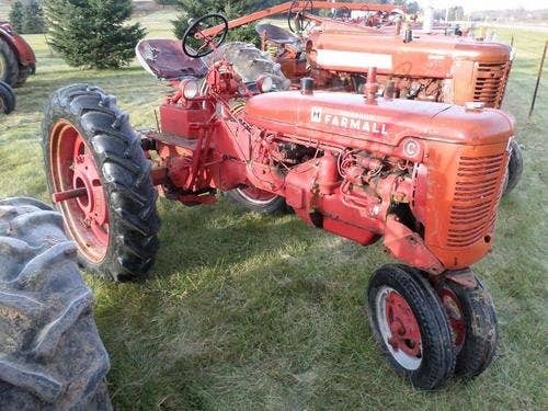 Used International C Tractor parts.