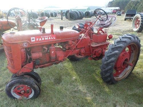 Used International C Tractor parts.