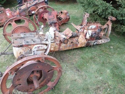 Used International H Tractor parts.