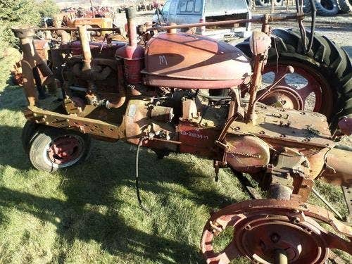 Used International M Tractor parts.