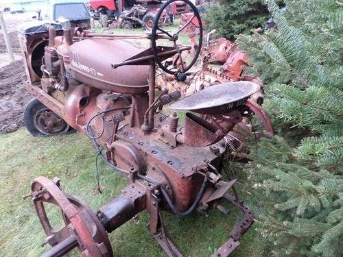 Used International M Tractor parts.