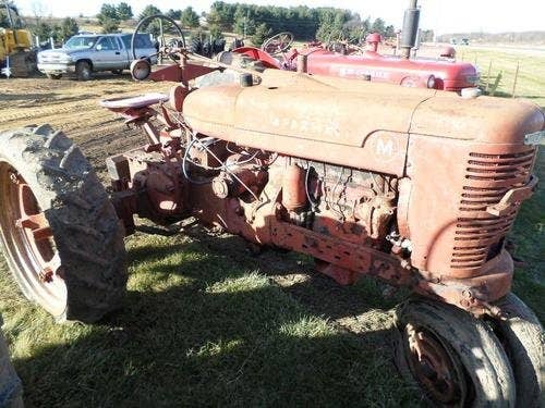 Used International M Tractor parts.