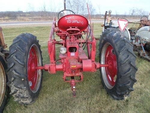 Used International C Tractor parts.