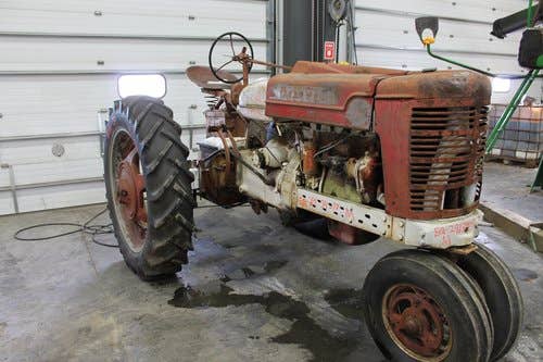 Used International M Tractor parts.