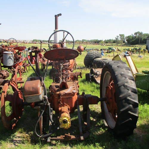 Used International H Tractor parts.