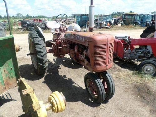 Used International C Tractor parts.