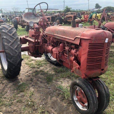 Used International C Tractor parts.