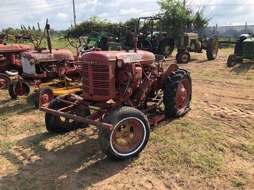 Used International A Tractor parts.