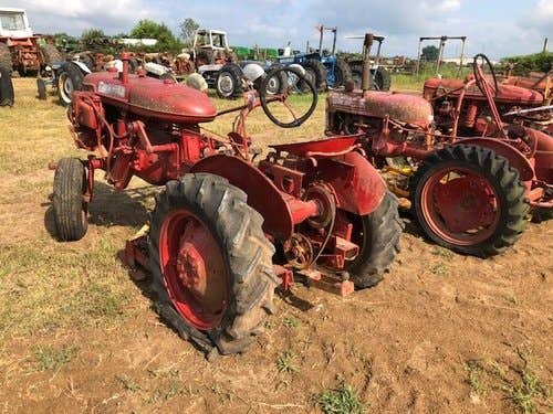 Used International A Tractor parts.