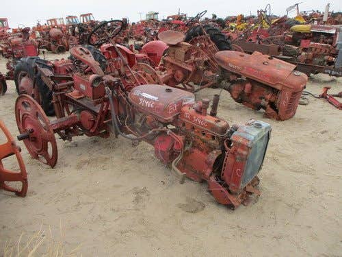 Used International C Tractor parts.