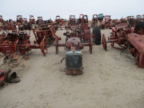 Used International C Tractor parts.