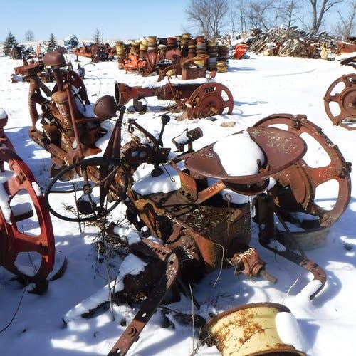 Used International h Tractor parts.