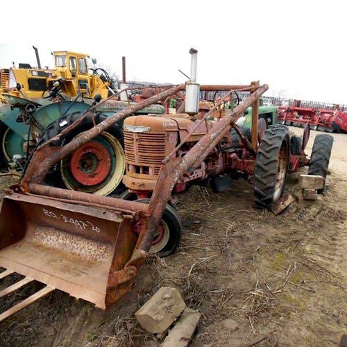 Used International H Tractor parts.