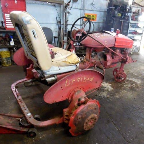 Used International B Tractor parts.