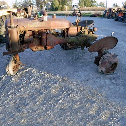 Used International b Tractor parts.