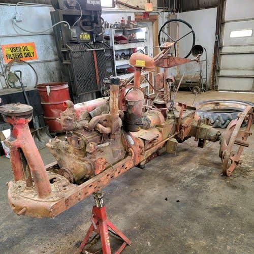 Used International H Tractor parts.