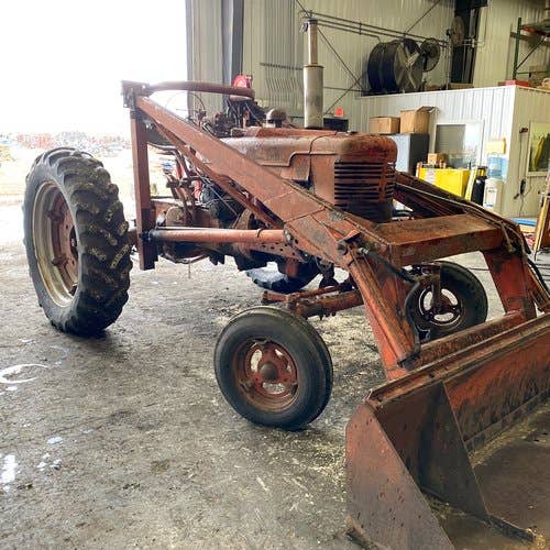 1948 Used International M Tractor parts.
