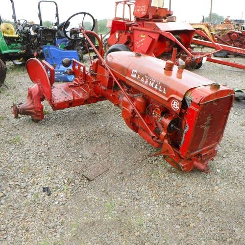 Used International B Tractor parts.