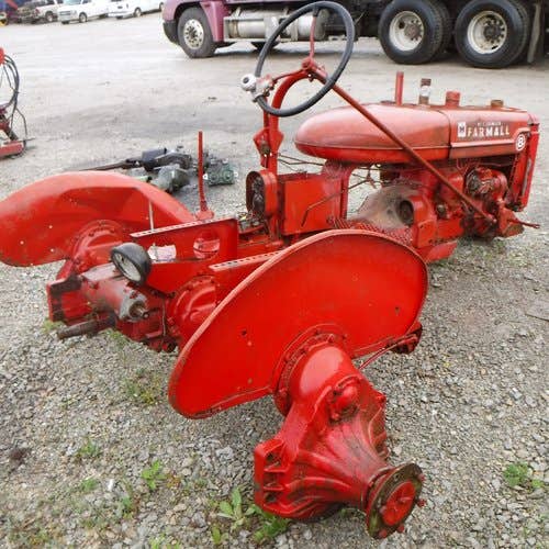 Used International B Tractor parts.