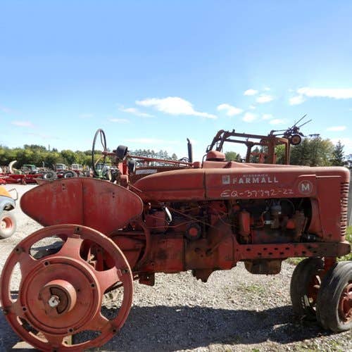 Used International M Tractor parts.