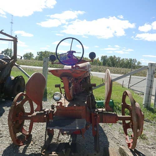 Used International M Tractor parts.
