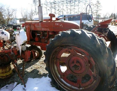 Used International m Tractor parts.