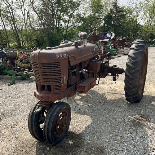 Used International H Tractor parts.