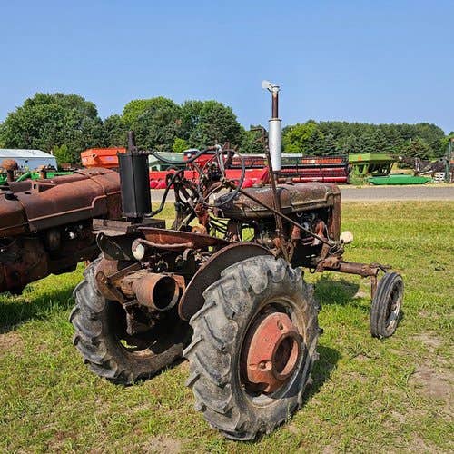 Used International A Tractor parts.
