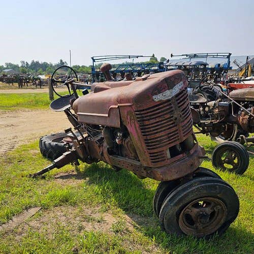 Used International M Tractor parts.