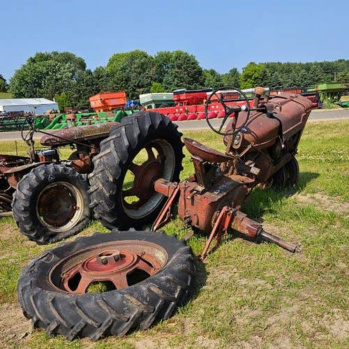 Used International M Tractor parts.