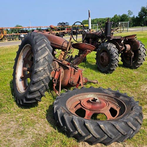 Used International M Tractor parts.