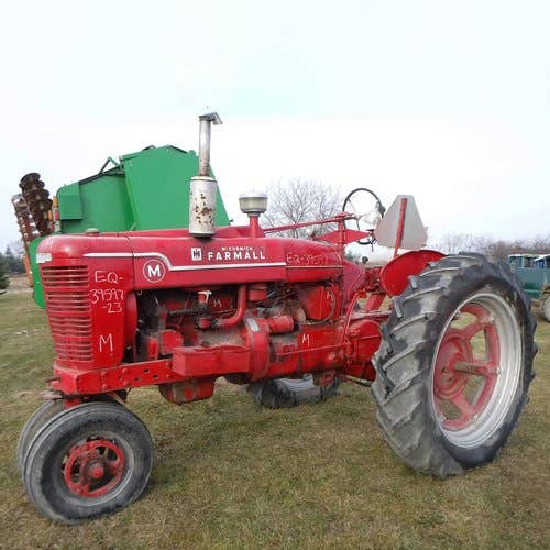 Used International M Tractor parts.
