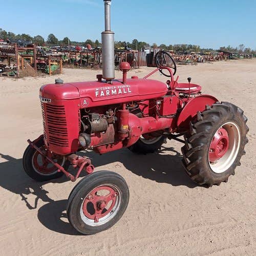 Used International A Tractor parts.