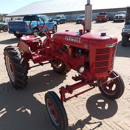Used International A Tractor parts.