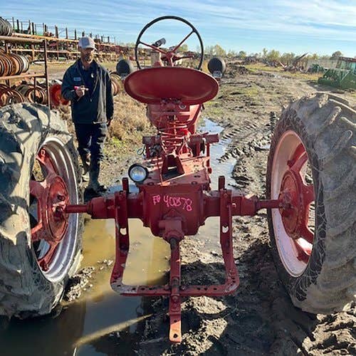 Used International H Tractor parts.