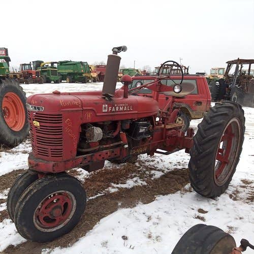 Used International H Tractor parts.