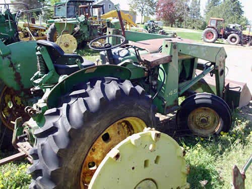 Used John Deere 1020 Tractor parts.