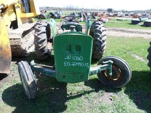 Used John Deere 1020 Tractor parts.